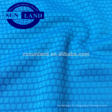 tissu de sports de football en jacquard en tricot de polyester tricoté en polyester